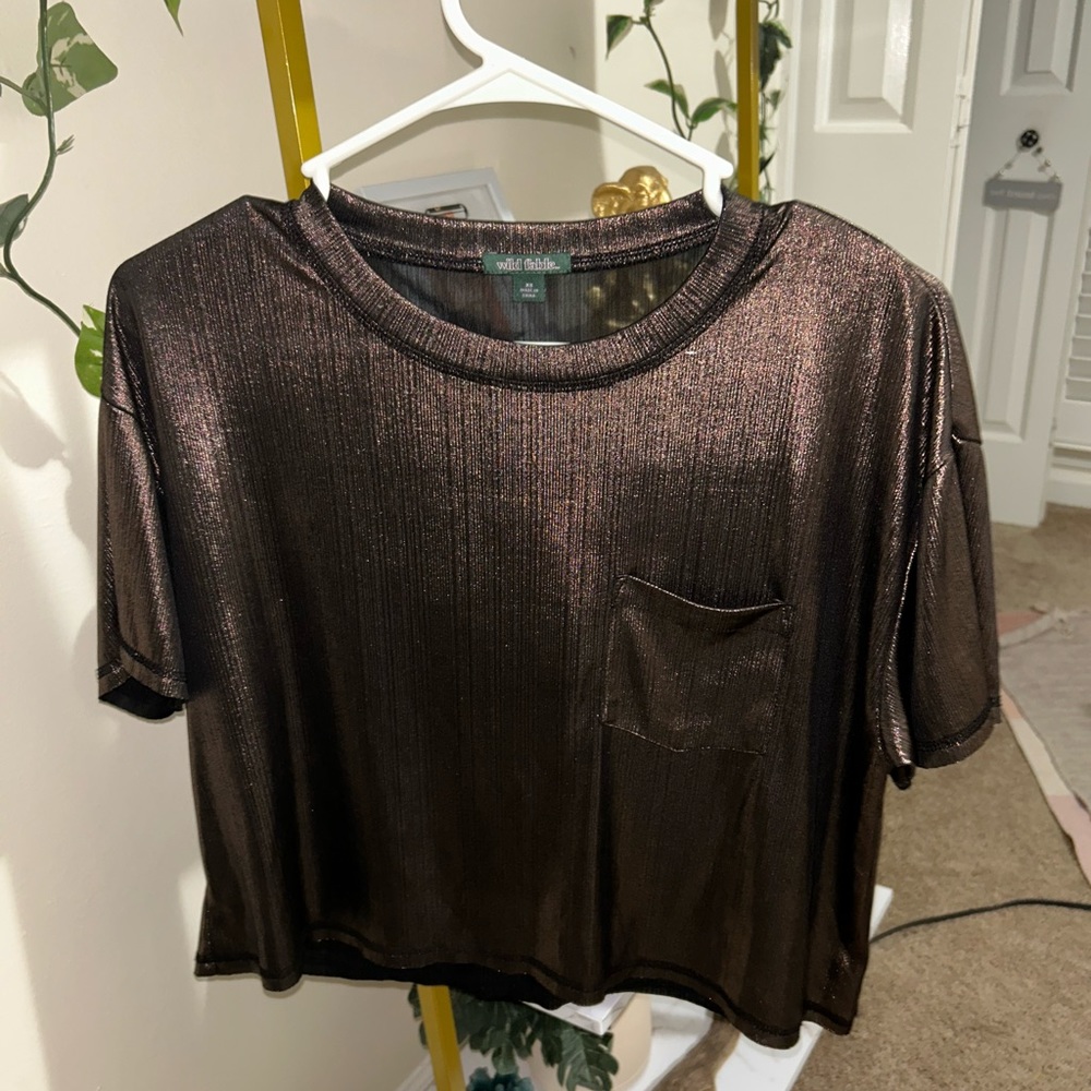 Shiny blouse